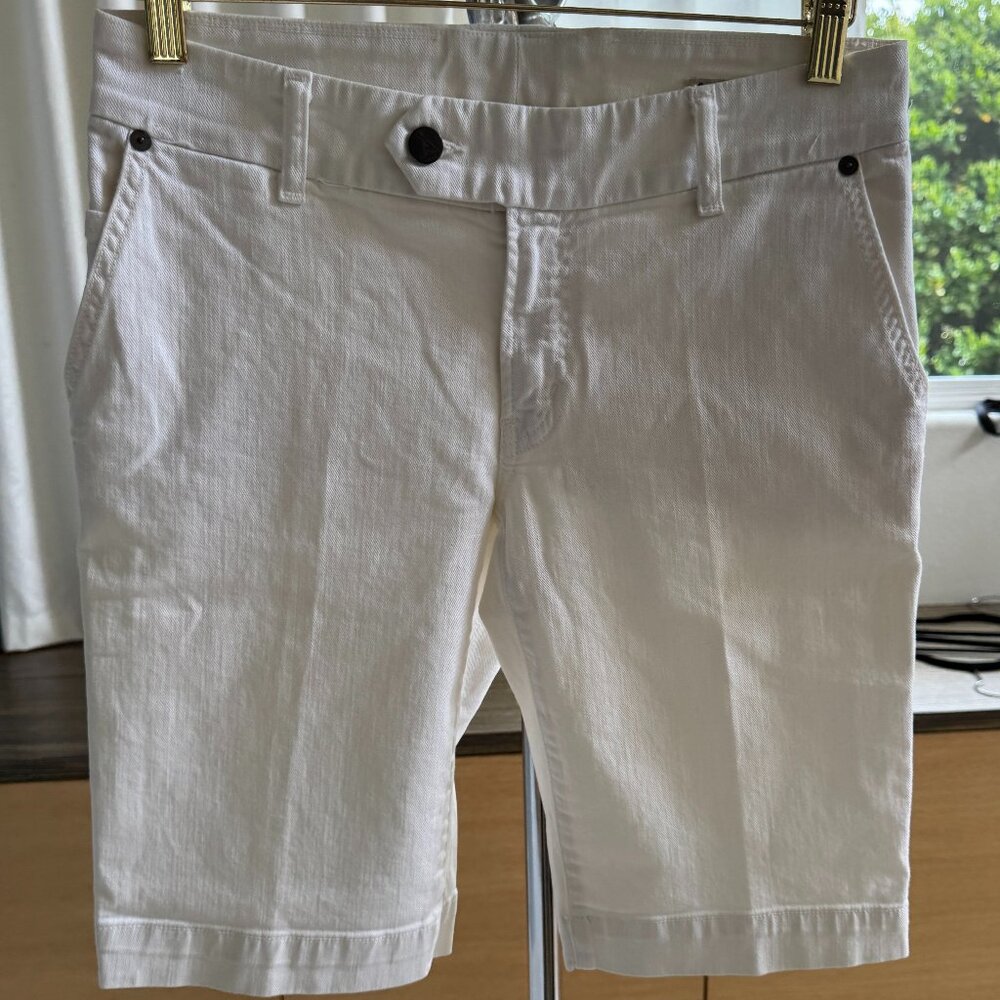 White Denim Shorts